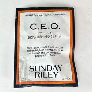 Sunday Riley C.E.O. Vitamic C Rich Hydration Cream Travel .17 fl oz 5ml New NIB